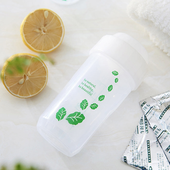 Beverage Juice Powder Shake Cup Environmentally Friendly Food Grade Plastic Cup(White)