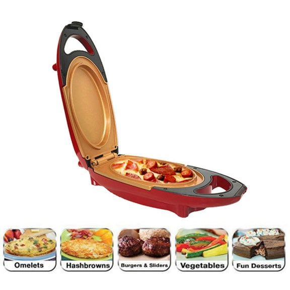 Dual Layer Smokeless Nonstick Electrical Pot AU Plug