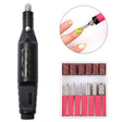 1 Set Power Professional Electric Manicure Machine Pen Pedicure Nail File Nail Tools 6 bits Drill Nail Drill Machine(EU Black) - Grinding Tools & Accessories by PMC TechLife | Online Shopping South Africa | PMC TechLife | Buy Now Pay Later Mobicred