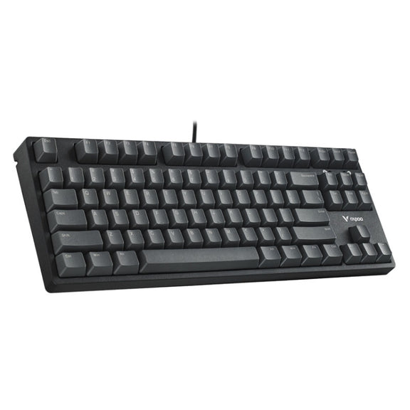 Rapoo V860 Desktop Wired Gaming Mechanical Keyboard, Specifications:87 Keys(Tea Shaft)