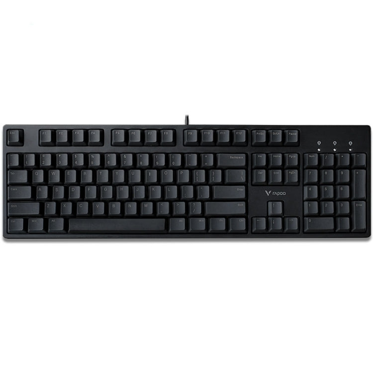 Rapoo V860 Desktop Wired Gaming Mechanical Keyboard, Specifications:104 Keys(Tea Shaft)
