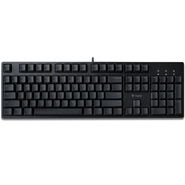 Rapoo V860 Desktop Wired Gaming Mechanical Keyboard, Specifications:104 Keys(Tea Shaft)