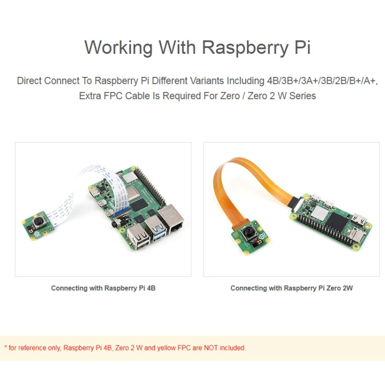 Waveshare For Raspberry Pi Camera Module 3, High Resolution, Auto-Focus 12MP, IMX708, 75�� FOV, 23943