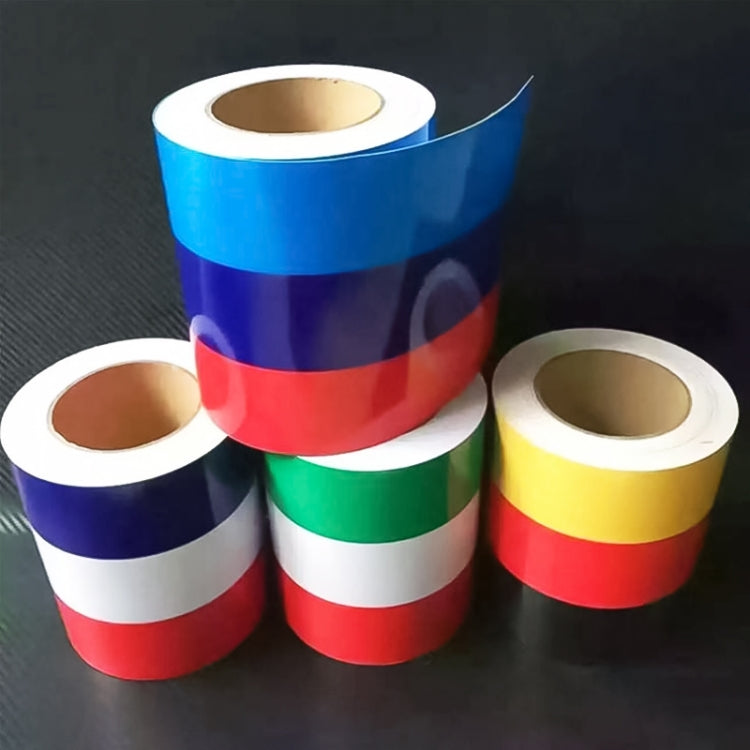 Flag Striped Car Hood Vinyl Sticker Body Decal(Tricolor)