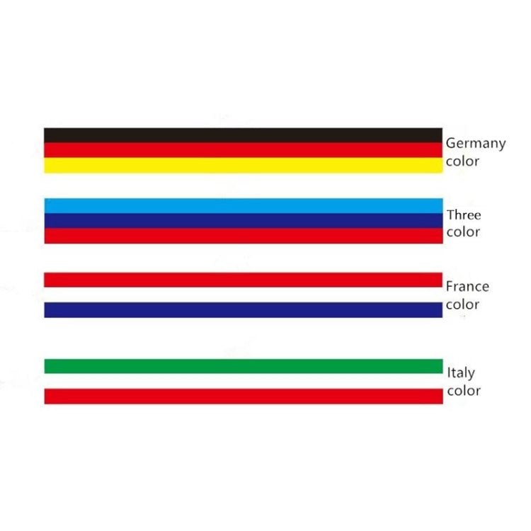 Flag Striped Car Hood Vinyl Sticker Body Decal(italy)