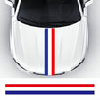 Flag Striped Car Hood Vinyl Sticker Body Decal(france) - Decorative Sticker by PMC TechLife | Online Shopping South Africa | PMC TechLife | Buy Now Pay Later Mobicred