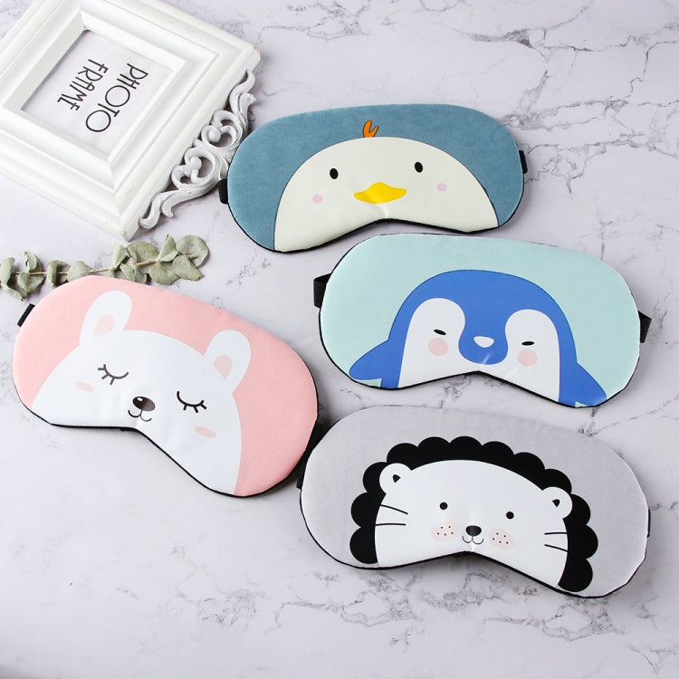Cartoon Animal Cute Sleep Eye Mask Eyeshade Cover Massage Relax Eye Mask(Pink Rabbit)
