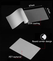 100pcs / Pack 3 Inch 80mic Thickness Clear Laminating Film Plastic film