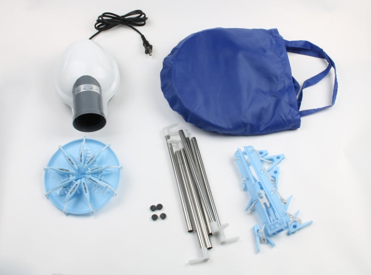 Foldable Free Installation Portable Household Mini Clothes Dryer(Blue)