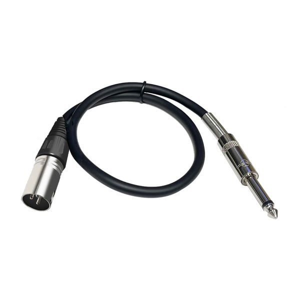 6.35mm Caron Male To XLR 2pin Balance Microphone Audio Cable Mixer Line, Size:20m