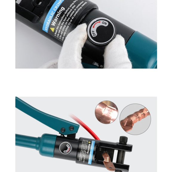 Electrician Overall Manual Hydraulic Pliers Multi-function Crimping Pliers, Model:YQK70(4-70mm)