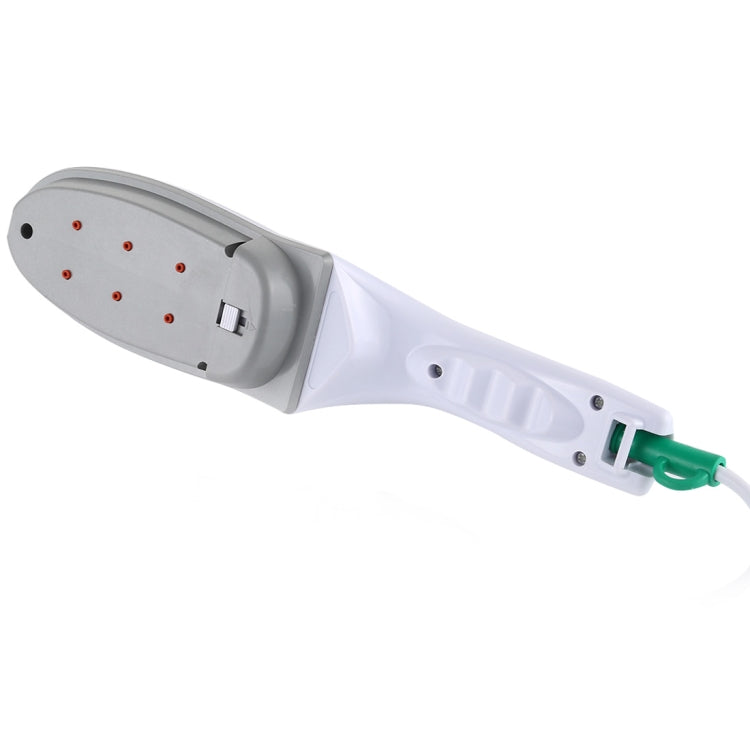 Handheld Garment Steamer Brush Portable Clothes Steam Iron, EU Plug 220V(Green)