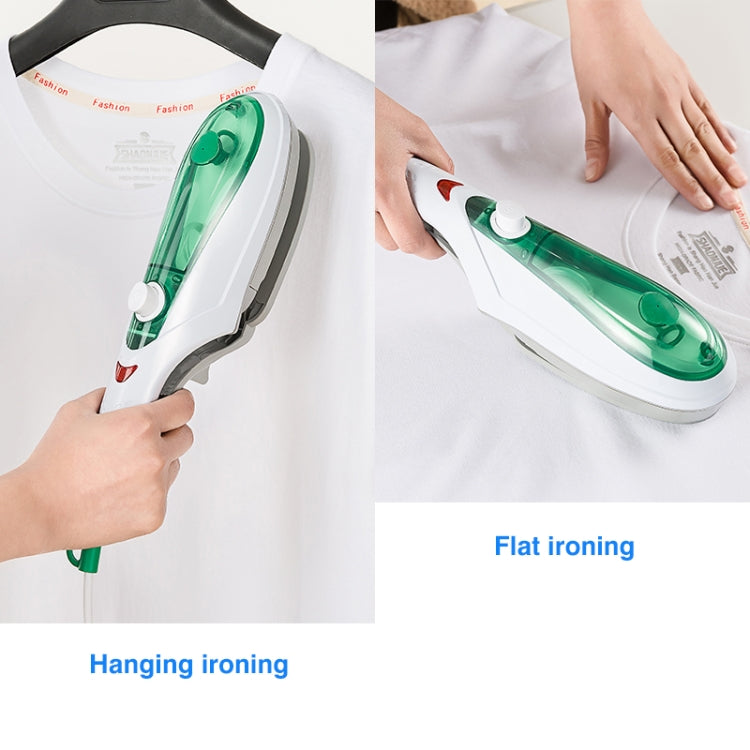 Handheld Garment Steamer Brush Portable Clothes Steam Iron, EU Plug 220V(Blue)