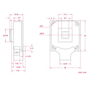 Waveshare For Raspberry Pi Camera M12 High Sensitivity Lens, 12.3MP IMX477R Sensor, 23945