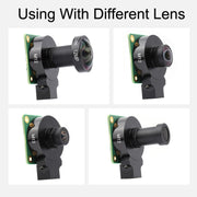 Waveshare For Raspberry Pi Camera M12 High Sensitivity Lens, 12.3MP IMX477R Sensor, 23945
