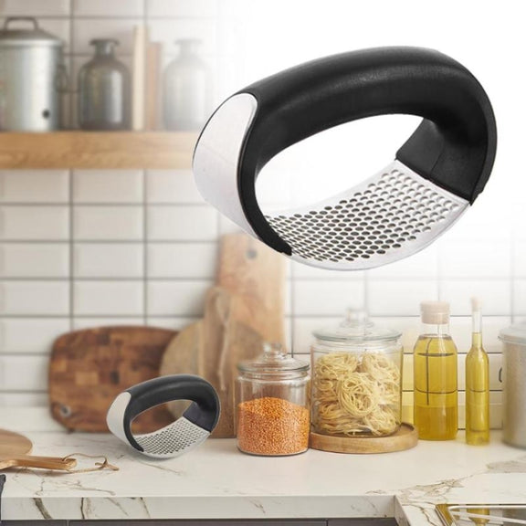 Stainless Steel Garlic Presser Manual Garlic Mincer Chopping Garlic Tools