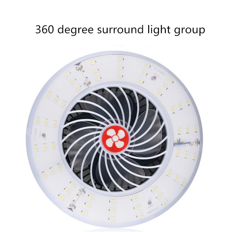 USB Rechargeable Fan Lamp Live Broadcast Multi-function Tent Camping Lamp, Style:Fan Light