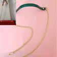 Women Bag PU Leather Chain Long Shoulder Strap Bag Accessories(Green) - Accessories by PMC TechLife | Online Shopping South Africa | PMC TechLife | Buy Now Pay Later Mobicred