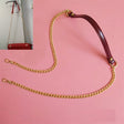 Women Bag PU Leather Chain Long Shoulder Strap Bag Accessories(Purple Red) - Accessories by PMC TechLife | Online Shopping South Africa | PMC TechLife | Buy Now Pay Later Mobicred