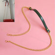 Women Bag PU Leather Chain Long Shoulder Strap Bag Accessories(Dark Green) - Accessories by PMC TechLife | Online Shopping South Africa | PMC TechLife | Buy Now Pay Later Mobicred