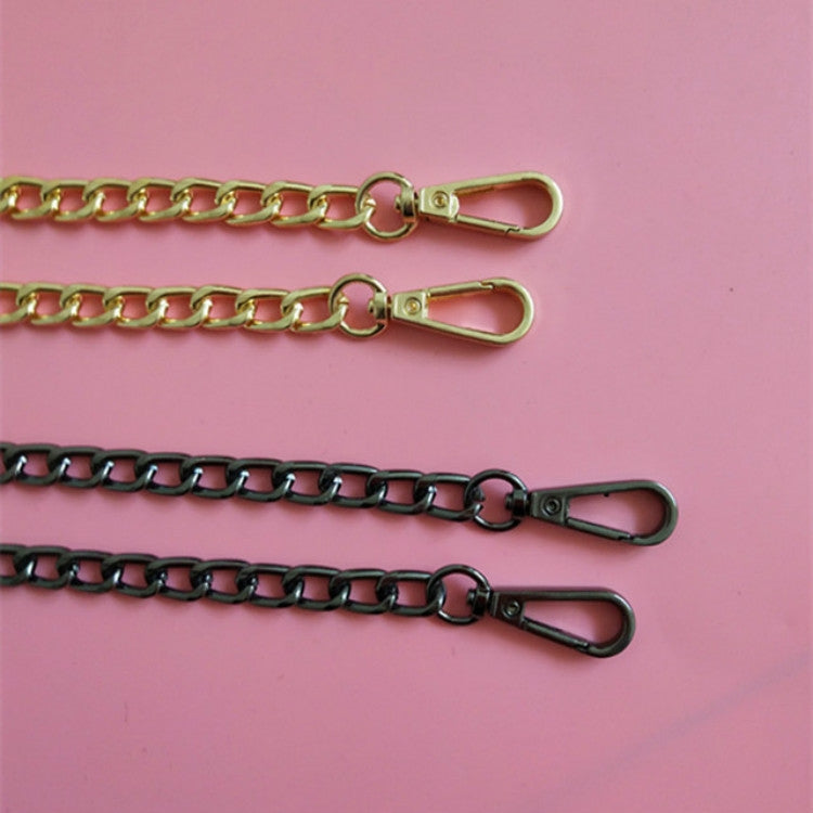 Women Bag PU Leather Chain Long Shoulder Strap Bag Accessories(Cross Pattern Black)