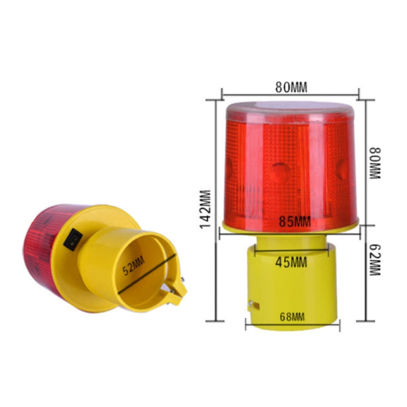 Night Solar Warning Construction Safety Warn Flash Lights Signal Light(Sleeve)