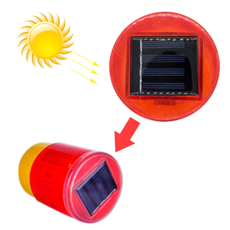 Night Solar Warning Construction Safety Warn Flash Lights Signal Light(Sleeve)