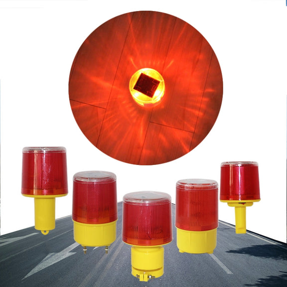 Night Solar Warning Construction Safety Warn Flash Lights Signal Light(Sleeve)