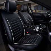 Universal PU Leather Car Seat Cover Black White