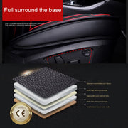 Universal PU Leather Car Seat Cover Black Red