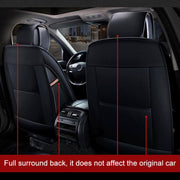 Universal PU Leather Car Seat Cover Coffee Deluxe