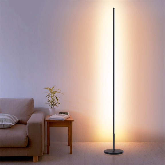 Minimalist Creative Bedroom Living Room Personality Atmosphere Light LED Floor Lamp(Warm Light)