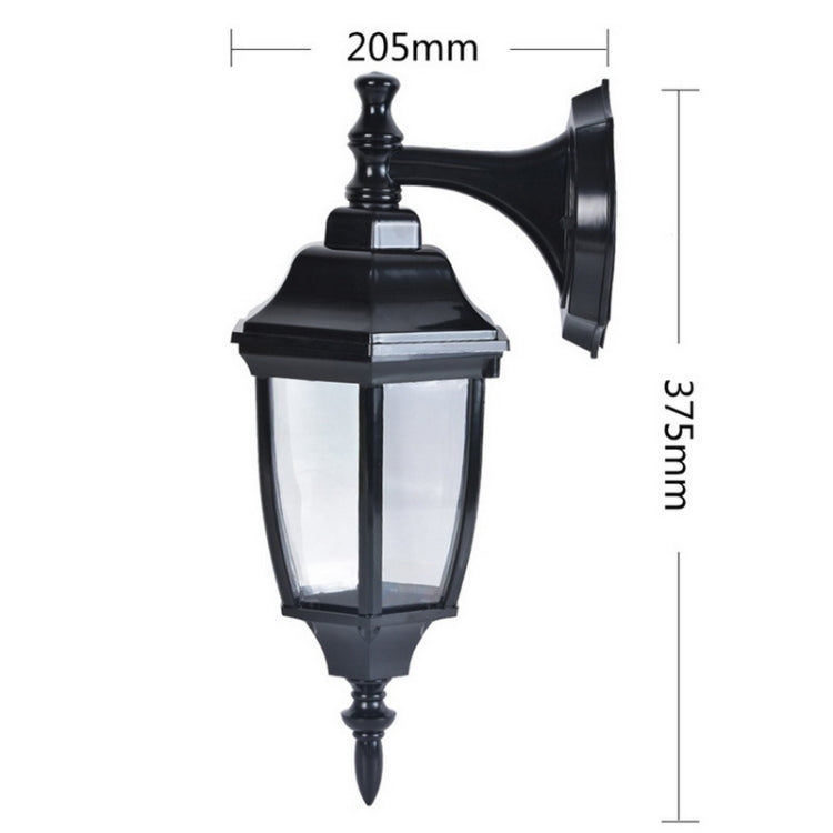 Vintage Acrylic IP67 Water-resistant Courtyard Landscape Lights Hallway Lighting Wall Light without Light Source, Size:205x375mm