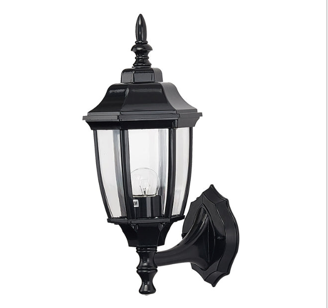 Vintage Acrylic IP67 Water-resistant Courtyard Landscape Lights Hallway Lighting Wall Light without Light Source, Size:197x390mm