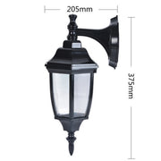 Vintage Acrylic IP67 Water-resistant Courtyard Landscape Lights Hallway Lighting Wall Light without Light Source, Size:197x390mm