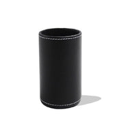 Faux Leather Leather Penholder Desk Supplies Organizer(Black)