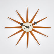 48cm Simple Modern Sun Clock Creative Home Accessories Wall Clock(Orange Pole)