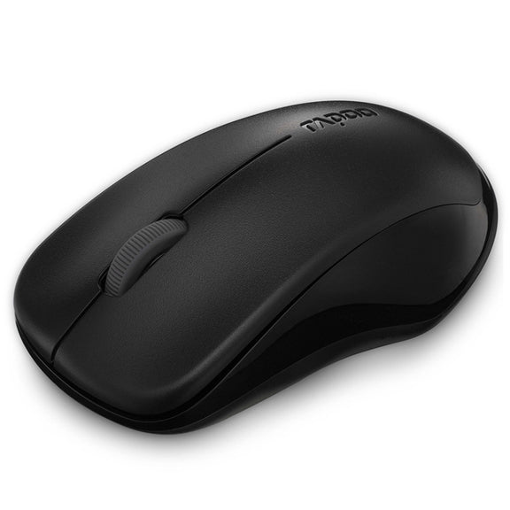 Rapoo1680 2.4GHz 1000 DPI 3 Buttons Business Office Desktop Computer Notebook Mute Portable Power Saving Wireless Mouse(Black)