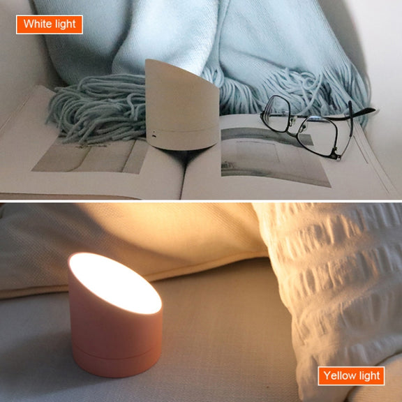 Simple Home Creative Multi-function Charging Stepless Dimming Alarm Clock Night Light(White)