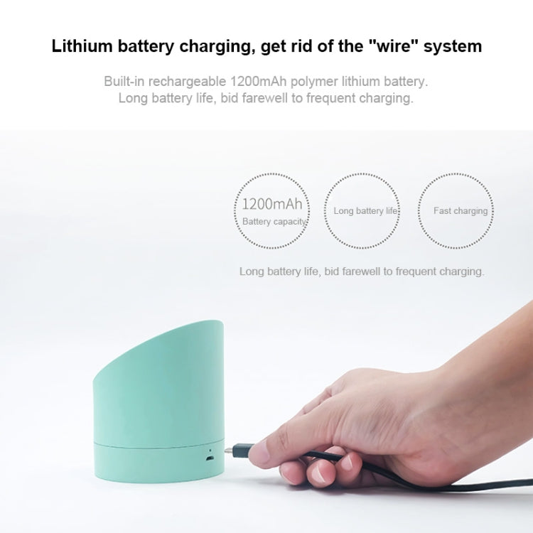 Simple Home Creative Multi-function Charging Stepless Dimming Alarm Clock Night Light(White)
