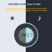 Simple Home Creative Multi-function Charging Stepless Dimming Alarm Clock Night Light(Pink)