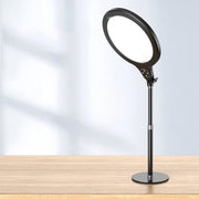 10 inch 26cm Live Broadcast Photography Desktop Beauty Fill Light Bracket, Style:Medium Version(Black)