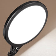 10 inch 26cm Live Broadcast Photography Desktop Beauty Fill Light Bracket, Style:Medium Version+Bracket(Black)