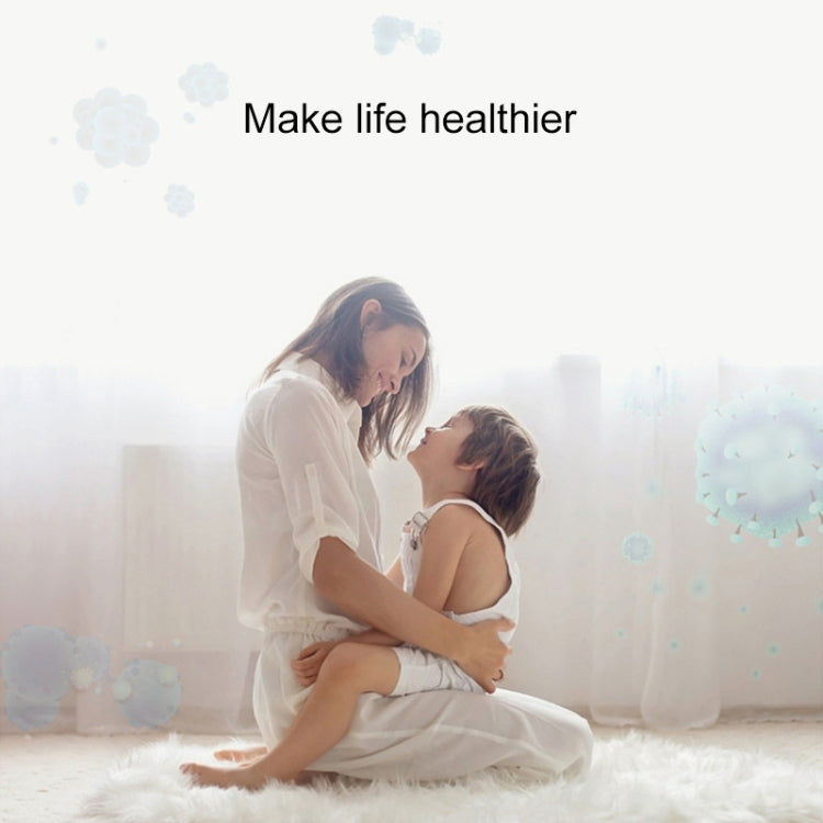 Mini Anion Air Purifier Smoke PM2.5 Remove Toilet Kitchen Air Purifier, Plug Type:US Plug(Black)