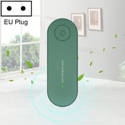 Mini Anion Air Purifier Smoke PM2.5 Remove Toilet Kitchen Air Purifier, Plug Type:EU Plug(Green)