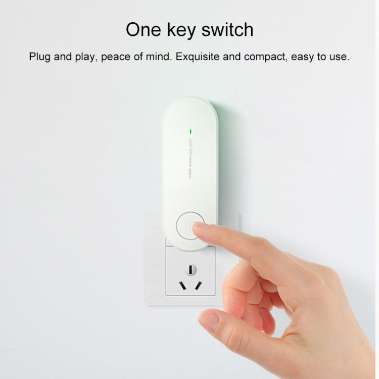 Mini Anion Air Purifier Smoke PM2.5 Remove Toilet Kitchen Air Purifier, Plug Type:EU Plug(Green)