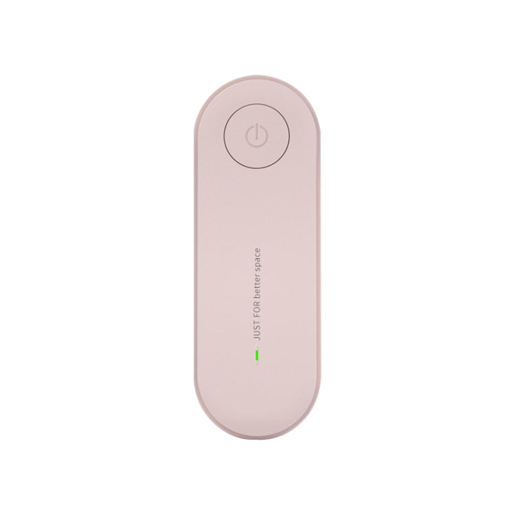 Mini Anion Air Purifier Smoke PM2.5 Remove Toilet Kitchen Air Purifier, Plug Type:EU Plug(Pink)