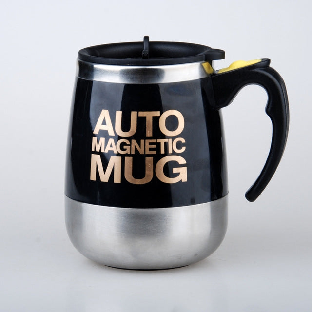 Automatic Mixing Cup Coffee Cup Portable Household Mixer(Black)