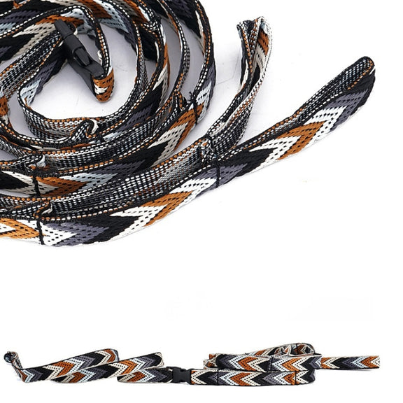 Outdoor Camping Tent Storage Lanyard Lengthened Bundled Clothesline(Black)