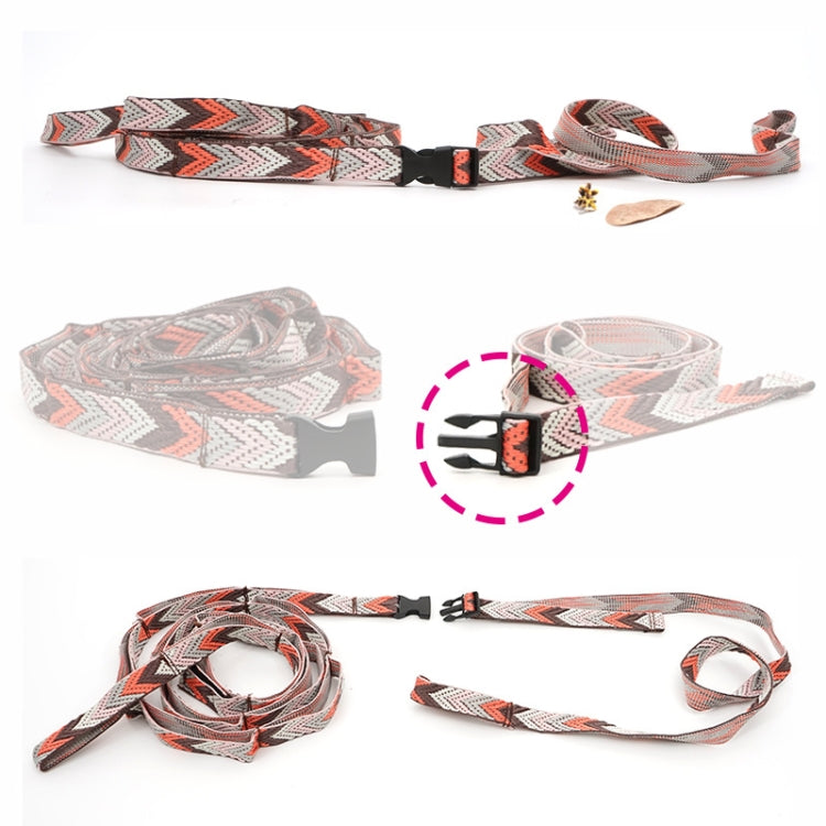 Outdoor Camping Tent Storage Lanyard Lengthened Bundled Clothesline(Brown)
